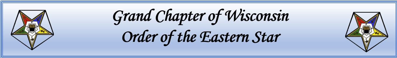 Wisconsin Order of the Eastern Star banner